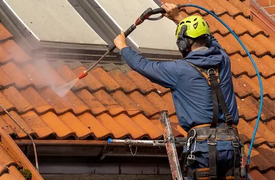 Démoussage et hydrofuge de toiture à Cademène